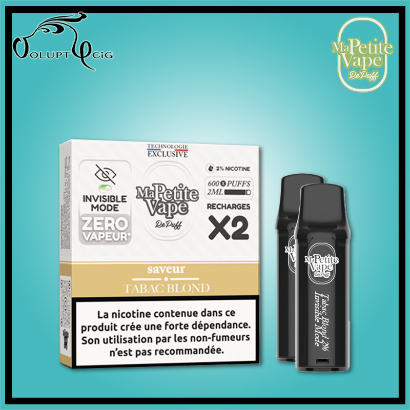 Cartouches REPUFF TABAC BLOND 20mg2 Ma Petite Vape