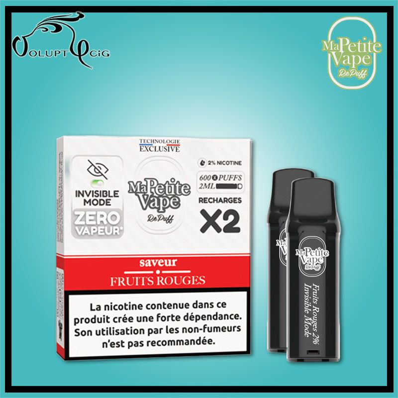 Cartouches REPUFF FRUITS ROUGES 20mg2 Ma Petite Vape