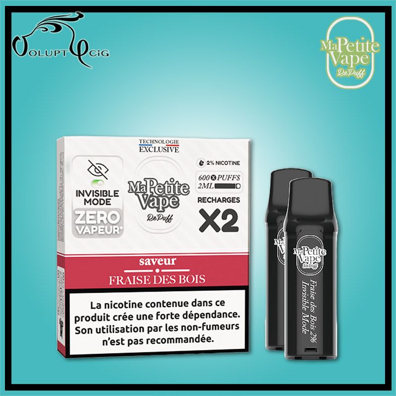 Cartouches REPUFF FRAISE DES BOIS 20mg2 Ma Petite Vape
