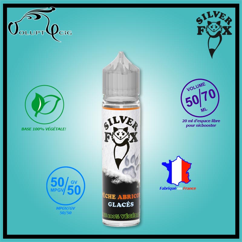 PECHE ABRICOT GLACEE 50ml Silver Fox