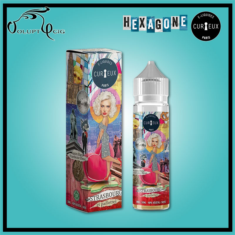STRASBOURG ET PAILLETTES 50ml Hexagone Curieux