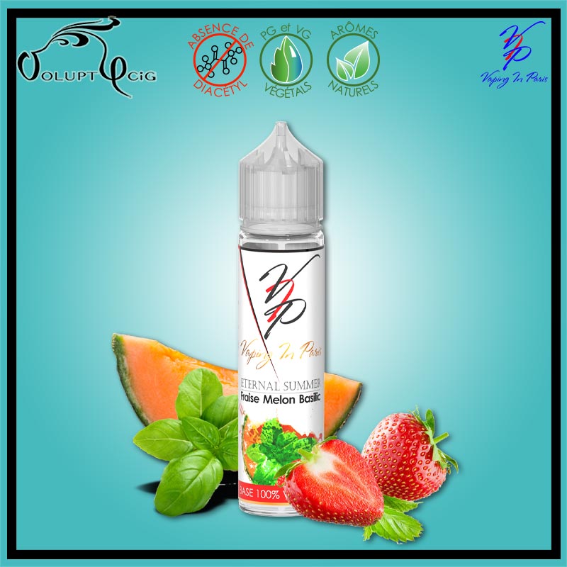 FRAISE MELON BASILIC 50ml Vaping In Paris