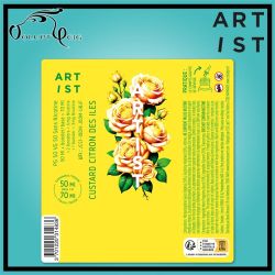 CUSTARD CITRON DES ILES 50ml Artist - Eliquide français