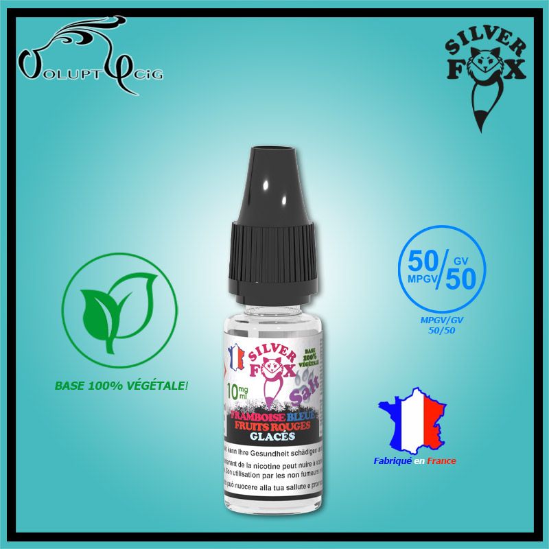 FRAMBOISE BLEUE FRUITS ROUGESSALT 10ml Silver Fox