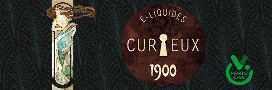E-liquide Curieux 1900, eliquide base 100% végétale, Végetol | Voluptycig