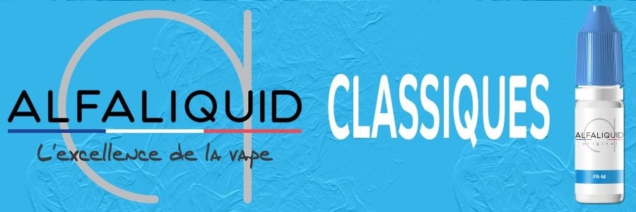 E liquide Classic Alfaliquid, e liquide  100% français