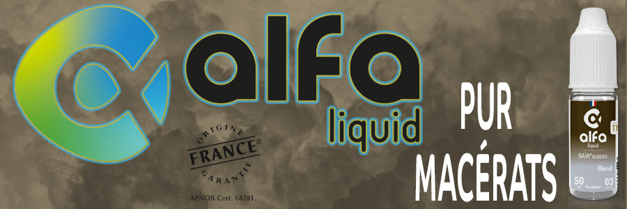 E-liquides Gaia Classics Alfaliquid Distillat de tabac