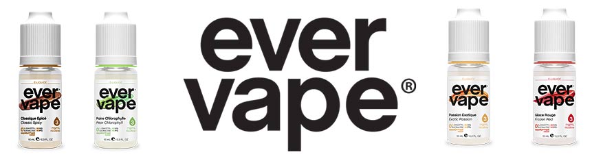 E-liquide pour cigarette electronique Ever Vape