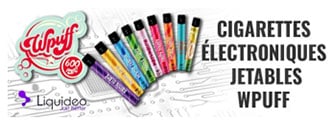 Cigarettes électroniques jetables Wpuff Wpuff Liquideo